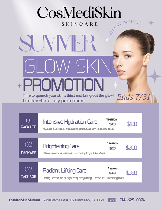 [Limited Time] Summer Facial Packages for Hydration, Brightening & Lifting 🌸🍦🍉🏖️