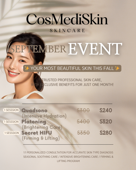 September EVENT ✨ Fall is when your skin shines ✨