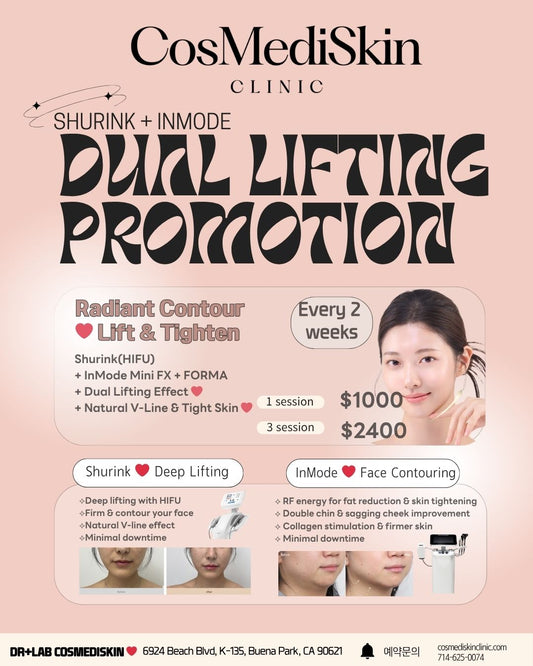 ✨ The Secret to a Defined V-Line: Dual Lifting (Shurink + InMode)